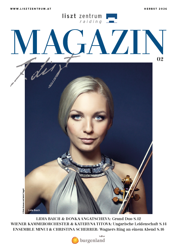 Zu sehen das Cover des Liszt Magazins. Ausgabe September 2026