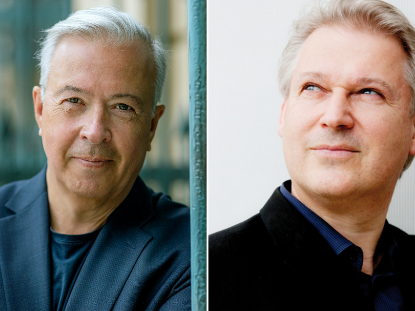 Herbert Lippert und Eduard Kutrowatz im Porträt.