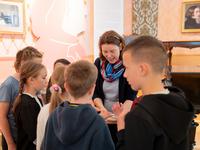 Familienführung im Liszt Museum Raiding.